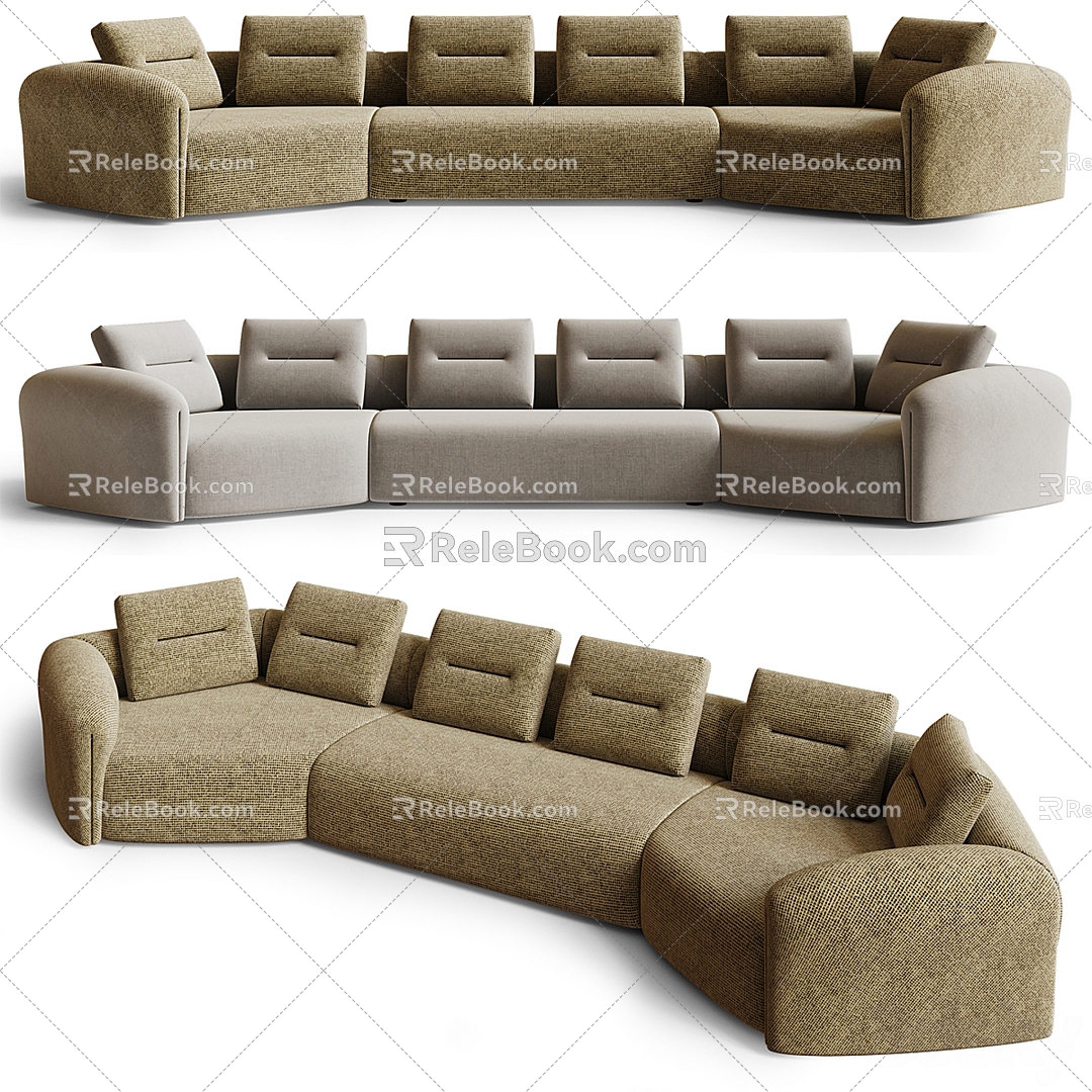 Multiplayer Sofa 3d model