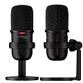 HyperX Dual Black Microphones With Stand Professional Audio Design