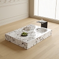 Modern marble coffee table 3d model