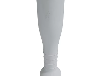 White Recycling Container With Durable Design Suitable For Home And Office Spaces 3d model