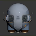 Sci-Fi Helmet Alien Helmet-Helmet High Tech Helmet Game Helmet 3d model