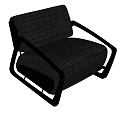 Single sofa 3d model
