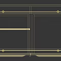 Beige Modern Minimalist Dresser With Double Doors And Bottom Drawers
