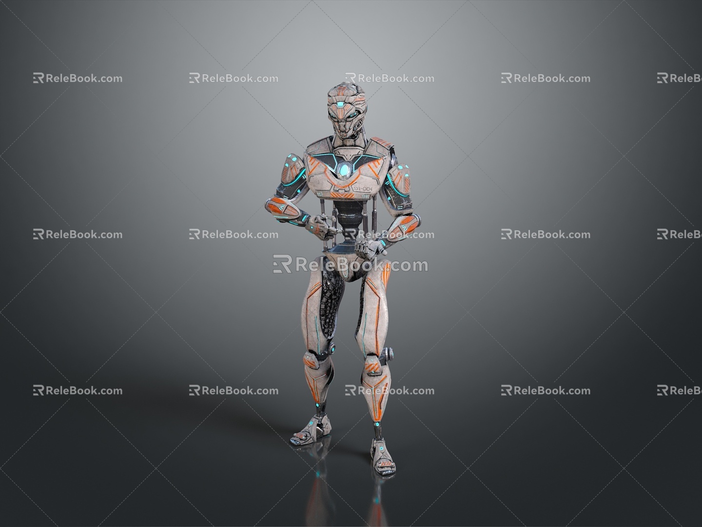 Robot Robot Assistant Small Robot Robot Butler Robot Butler Figure Game Figure 3d model