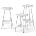 Modern Minimalist Bar Stools In Light Wood Black And Dark Wood Designs