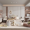 Modern Children's Room 3d model