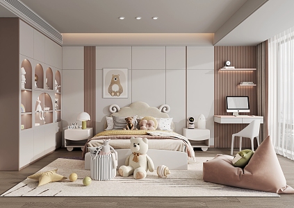 Modern Children's Room 3d model