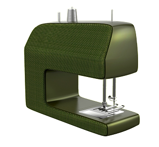 modern sewing machine 3d model