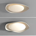 Modern Ceiling Light with Soft Glow and Elegant Curved Design for Home Living Room Interior