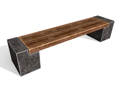 Modern seat bench model