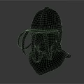 Medieval Knight Warrior Using Metal Helmet With Visor And Vintage Armor Design