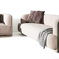 Modern combination sofa combination combination 3d model