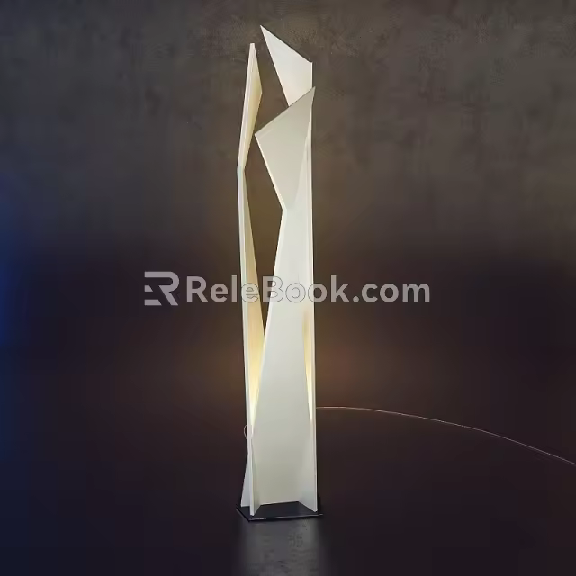 Alien floor lamp 3d model