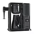 Modern Kitchen Coffee Maker With Glass Carafe Digital Display Automatic Brewing Function and Coffee Mug 3d model