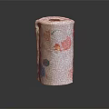 Decorative Toilet Paper Roll With Colorful Floral Patterns For Household Use