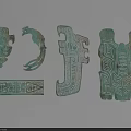 Bronze Wall Decor with Intricate Ancient Patterns and Ornate Designs for Home Decoration
