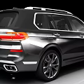 BMW Black Luxury SUV With Modern Design And Large Alloy Wheels