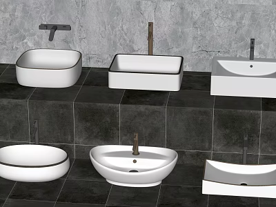 Modern wash basin wash basin 3d model