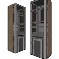 Sightseeing Elevator Modern Elevator 3d model