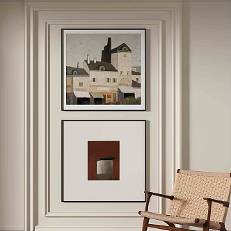 Modern Jane European Retro Decorative Painting 3d model