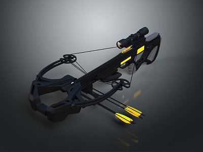 Bow Compound Bow Pinball Compound Bow Crossbow Mechanical Crossbow Shifting Bow and Arrow Shoot Distal Equipment 3d model