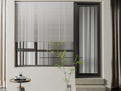 Modern venetian blinds model