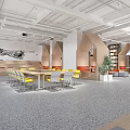 Modern Library Simple Library 3d model
