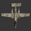 Space Shuttle Model with Camouflage Design and Twin Engines for Aerospace Enthusiasts