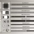 Different Sizes Of Single Layer Air Conditioner Air Outlets With Grille Designs