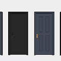 Modern security door 3d model