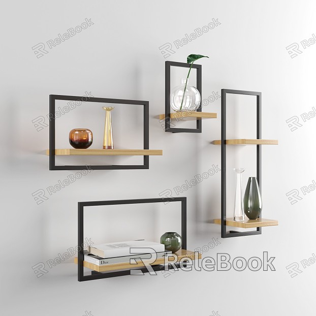 Modern Wall Shelf Wall Ornaments model