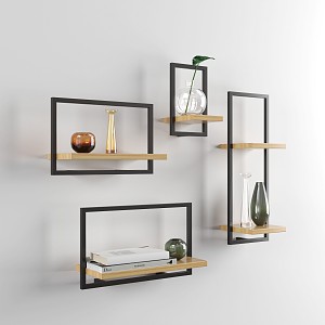 Modern Wall Shelf Wall Ornaments 3d model