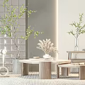 Coffee table side table 3d model