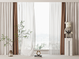 Modern Curtains 3d model