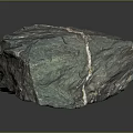 Natural Blue Green Gray Stone Texture On Wooden Surface With Reflective Finish