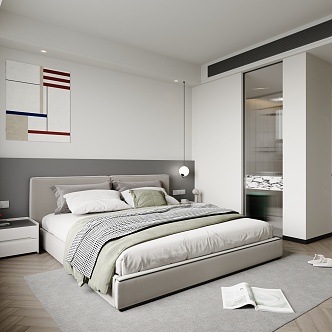 Modern Bedroom 3d model