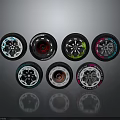 Car Alloy Wheel Rims With Various Stylish Designs And Color Options
