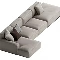 Modern Multiplayer Sofa 3d model