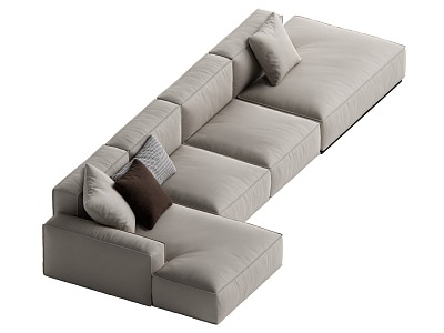 Modern Multiplayer Sofa 3d model