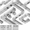 Modern Metal Air Conditioner Air Vents With Various Shapes And Grille Designs