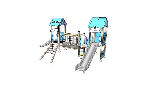 Modern Amusement Equipment Outdoor Slide 3d model