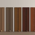 Wall Paneling Display In Various Colors And Textures 3d model