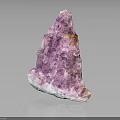 Natural Purple Wood Stone Decorative Piece With Unique Texture And Shine Finish