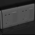 Office Electrical Appliances Siemens Double White Socket With Transparent Protective Cover For Workspace Use