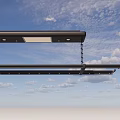 Modern Black Metal Hook Rack With Multiple Hanging Hooks For Kitchen Storage