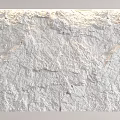 White Textured Background Wall With Natural Rough Surface For Modern Interior 3d model
