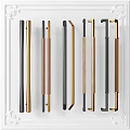 Light Luxury Handle Door Handle 3d model