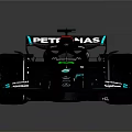 Aston Martin Formula 1 Racing Car With Black Blue Sleek Modern Design