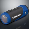 ION AIR PRO 3 Portable Action Camera Electronic Device With Blue Black Design 3d model