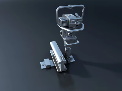 High Quality Durable Industrial Equipment With Motor Bracket And Metal Base 3d model